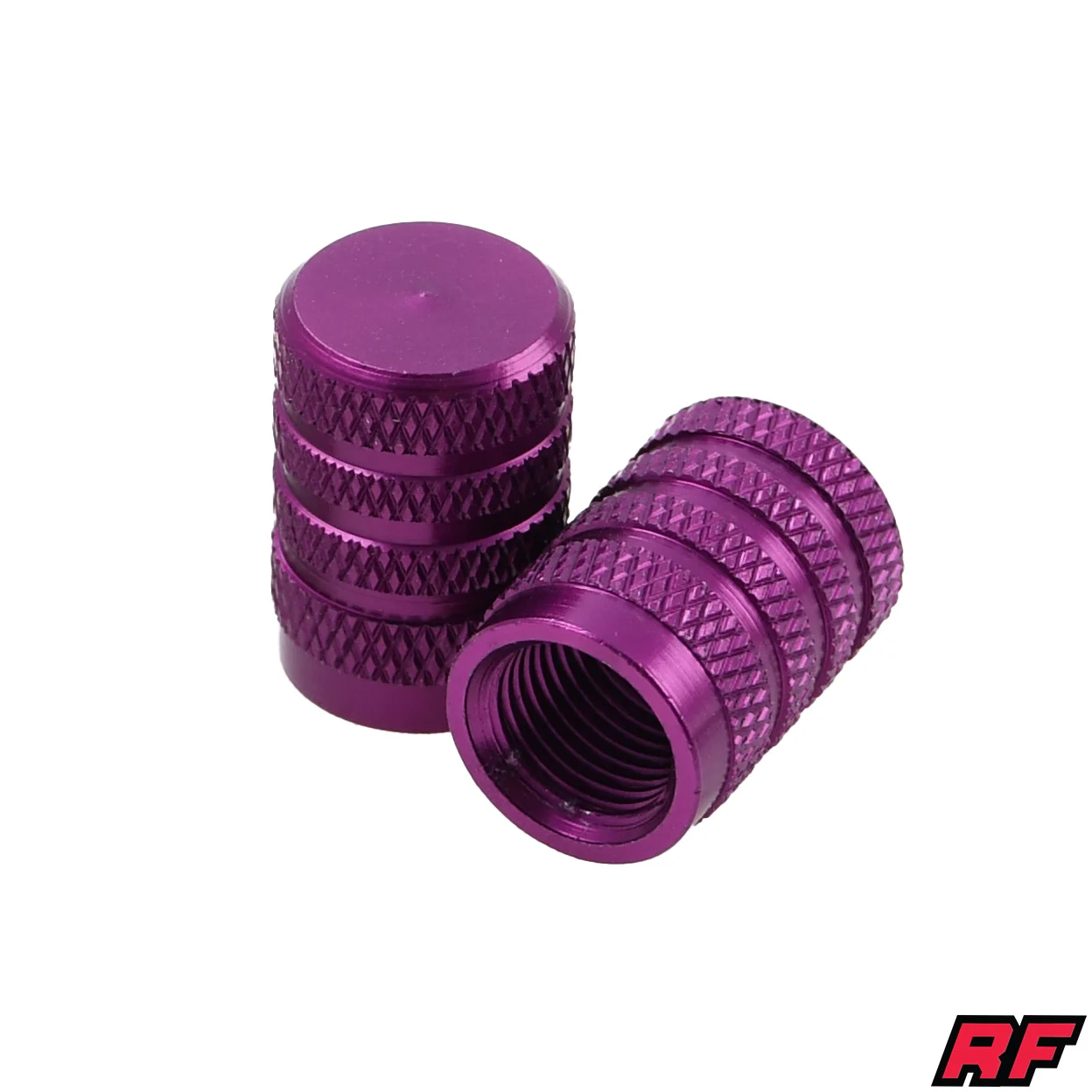 Nakrętka wentyla Racing Force roller V4 fioletowa 2szt — ujęcie 1