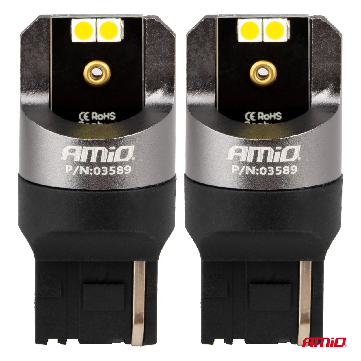 Żarówki LED CANBUS PRO series 7440 W21W 4x3030 SMD White 12 V 24 V — ujęcie 2