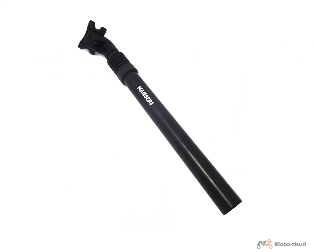 Wspornik siodła alum. amortyzowany 25.4 × 350 czarny