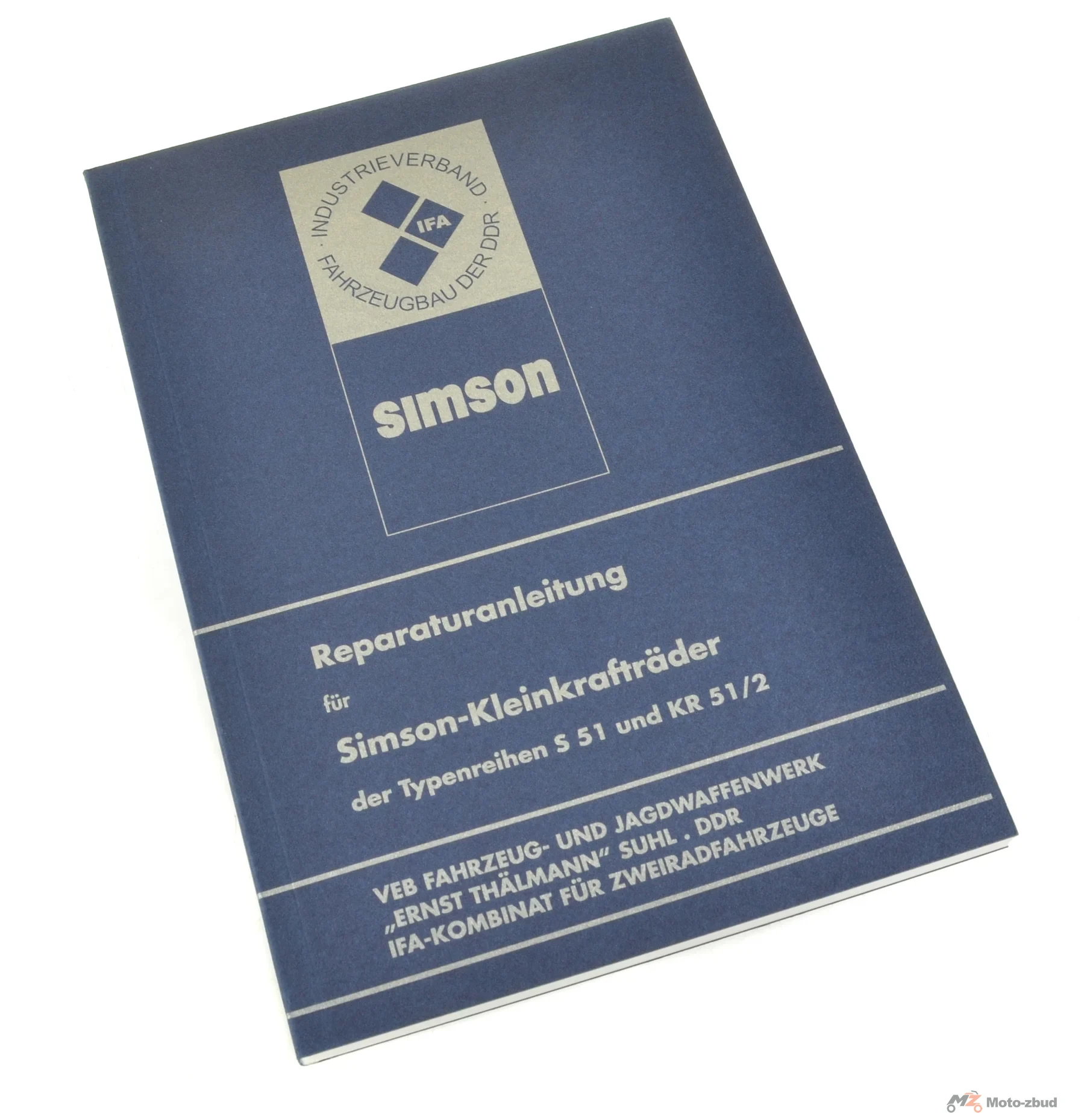 Instrukcja napraw Simson S51 S70 SR50 SR80 bez schematów MZA