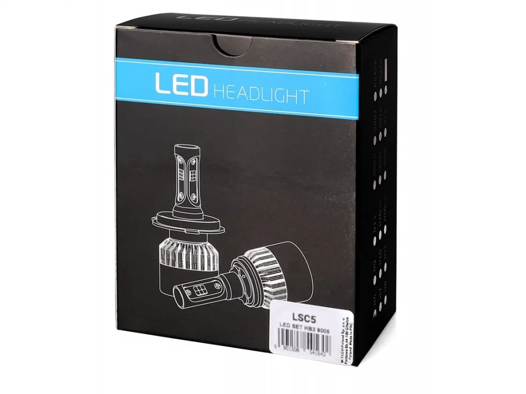 Żarówki M-TECH LED SET HB3 9005 6500K 80W — ujęcie 2