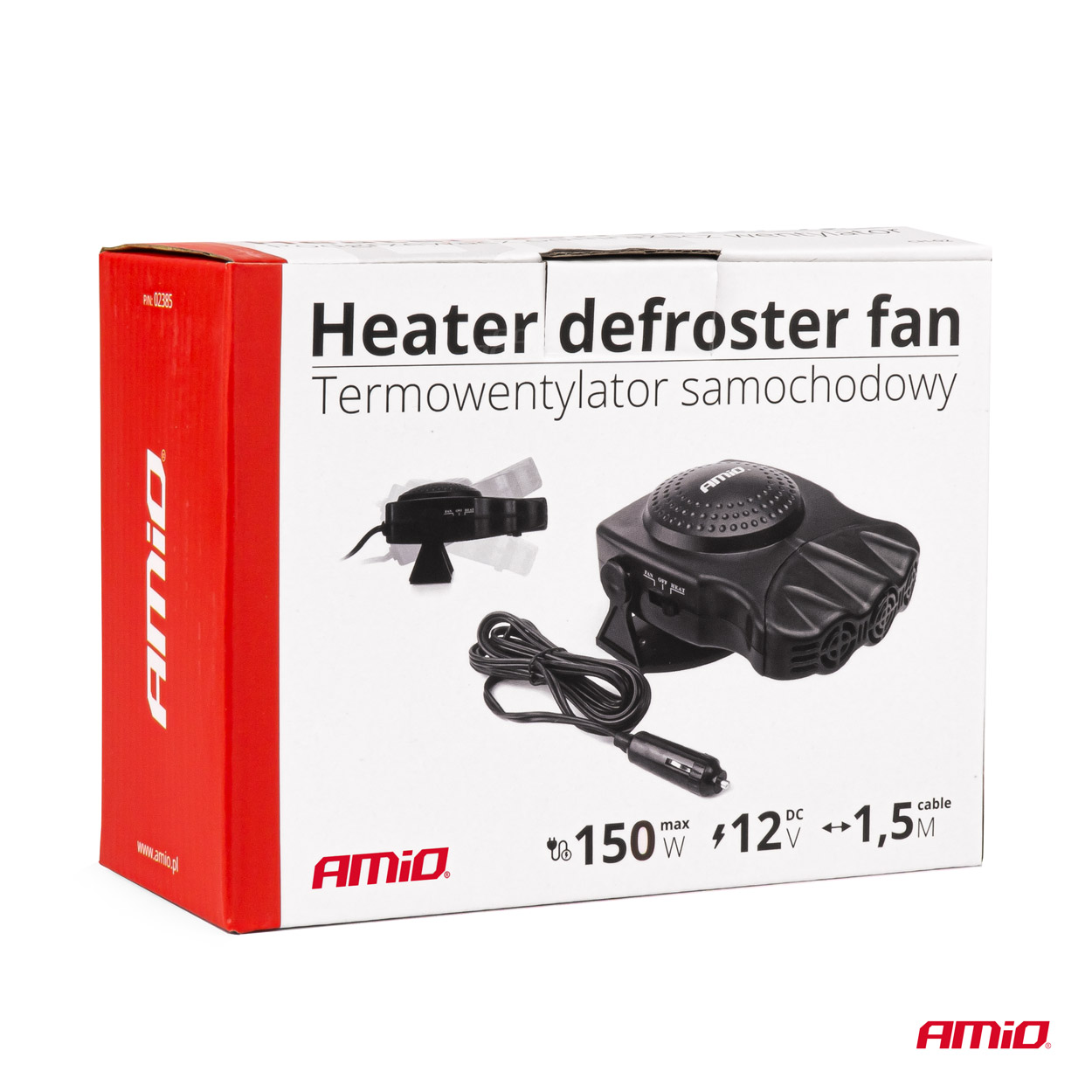 Termowentylator dmuchawa grzejnik samochodowy 12 V 150 W — ujęcie 6