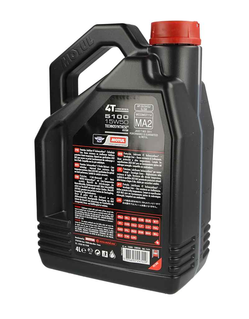 Olej 15W50 MOTUL 5100 4T 60 l MOTUL 104084 — ujęcie 17