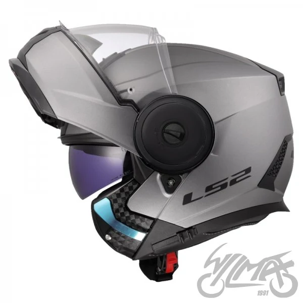 Kask szczękowy LS2 FF902 Scope II Solid Titanium — L — ujęcie 3