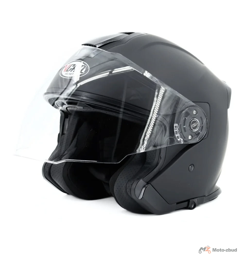 Kask VCAN model H586 Black Matt bez szczęki czarny mat M — ujęcie 3