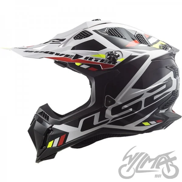 Kask LS2 MX700 Subverter Evo Stomp biały czarny — rozmiar XL — ujęcie 2