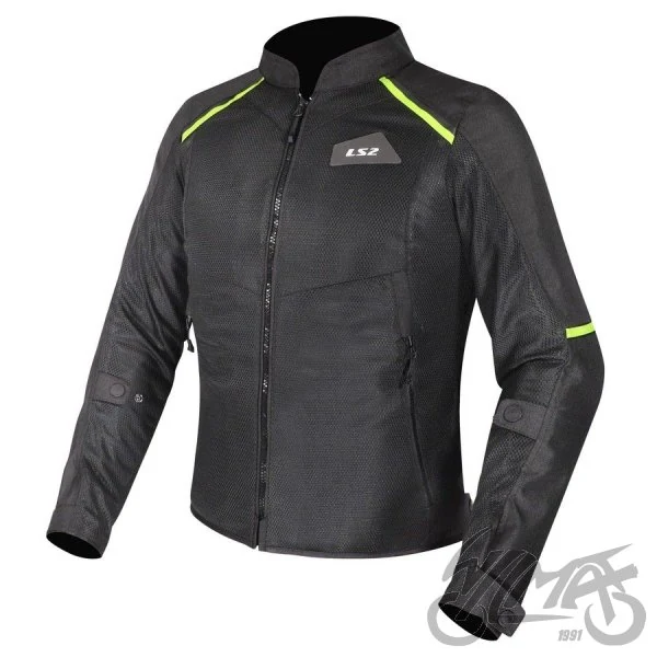 Kurtka LS2 Breeze damska Black Yellow 3XL