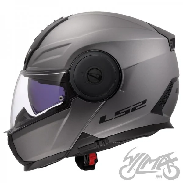 Kask szczękowy LS2 FF902 Scope II Solid Titanium — L — ujęcie 2