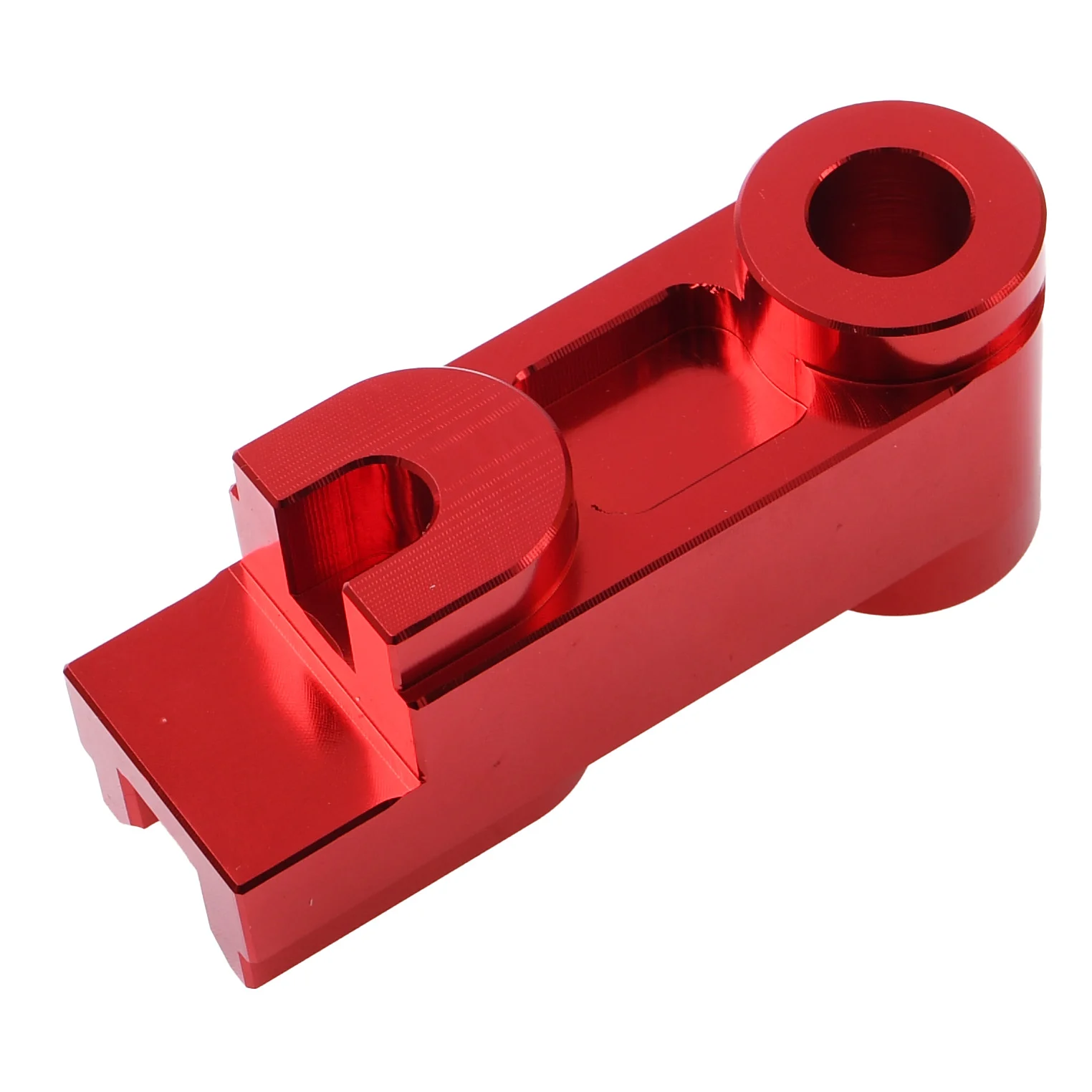 Blokada koła Simson aluminium CNC czerwona DPR Performance — ujęcie 2