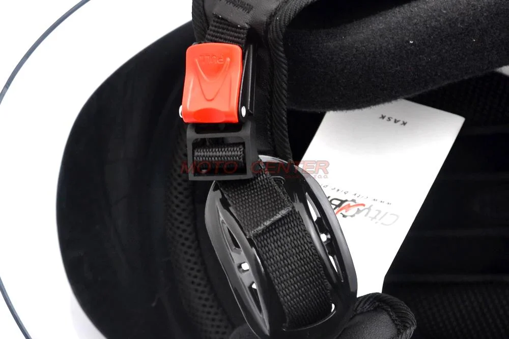 Kask otwarty City-Bike WL-703 czarny połysk S — ujęcie 4