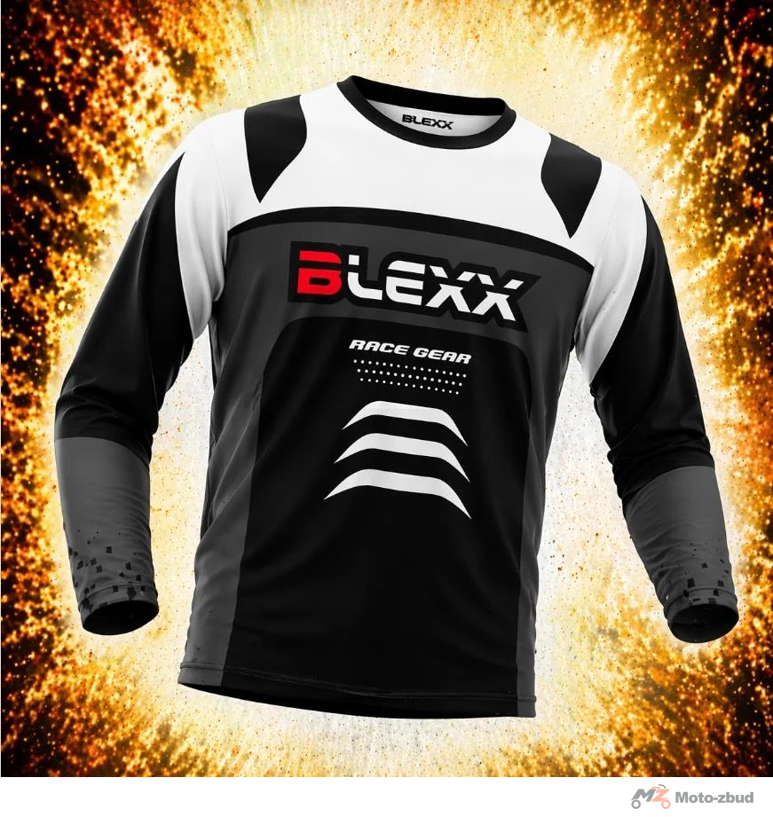 Bluza crossowa BLEXX AT-5110 Junior czarna/szara 4 lat