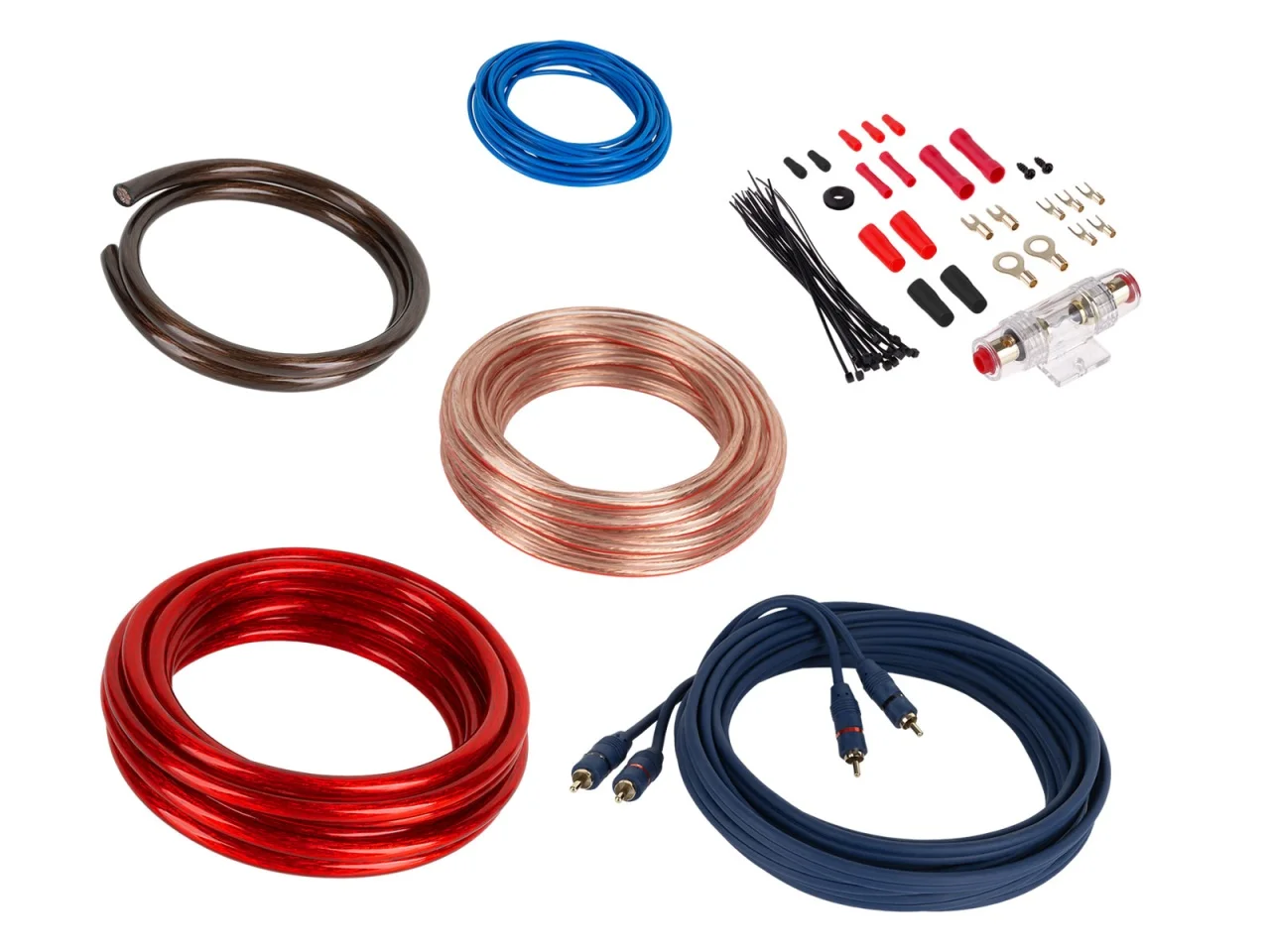 Zestaw kabli do montażu wzmacniaczy / car audio Kruger&Matz — ujęcie 2