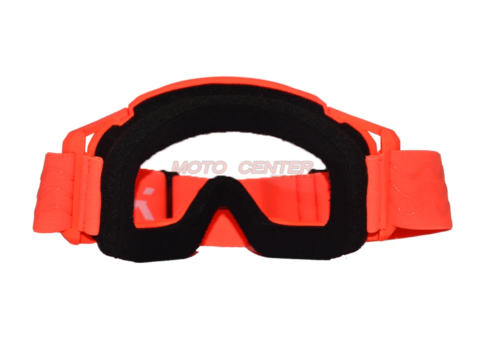 Gogle crossowe BLEXX YH-191 czerwone mat/szybka przezroczysta — ujęcie 2
