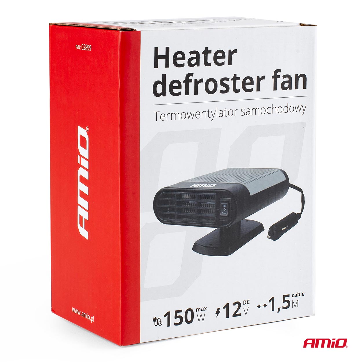 Termowentylator dmuchawa grzejnik samochodowy 12 V 150 W — ujęcie 7