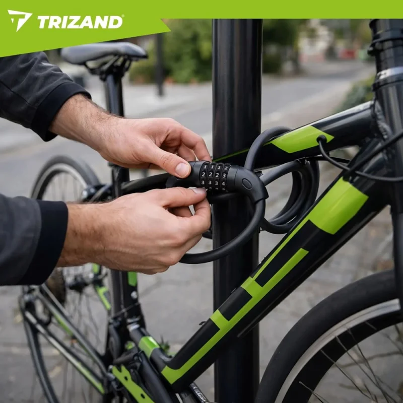 Zapięcie rowerowe 120cm Trizand — ujęcie 3