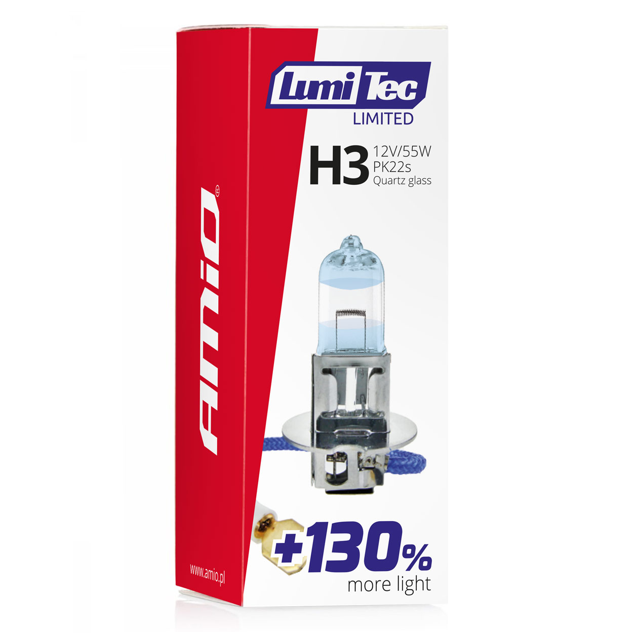Żarówka halogenowa H3 12 V 55 W LumiTec LIMITED +130% — ujęcie 3