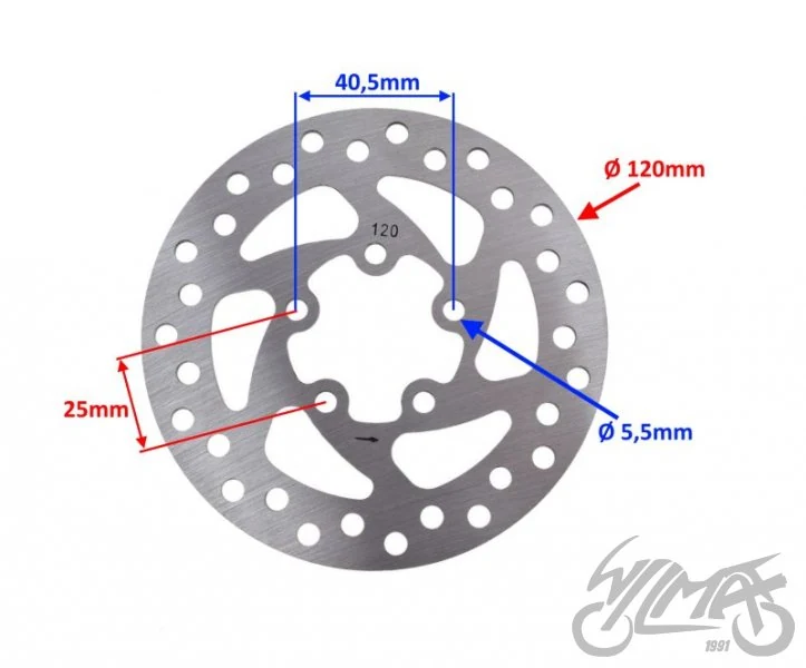 Tarcza hamulca 120 mm do hulajnogi Xiaomi M365 — ujęcie 2