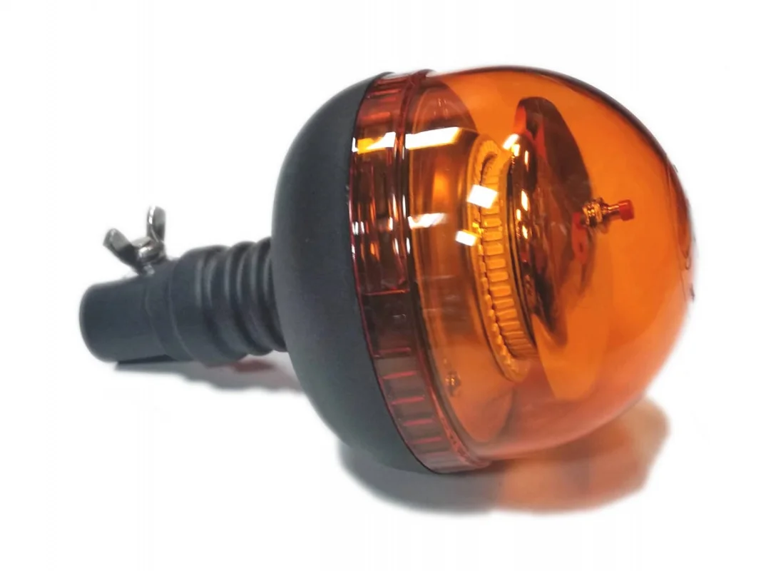 Lampa ostrzegawcza 12 pomarańczowa 45 SMD LED ECE R65 na trzpień — ujęcie 5