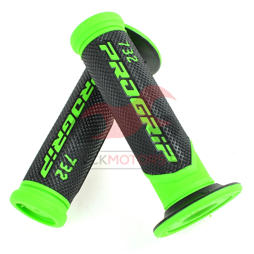 Guma manetki Progrip 732 zielona fluo - czarna kpl. — ujęcie 1