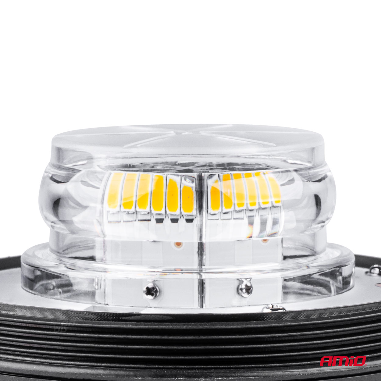 Lampa ostrzegawcza błyskowa kogut 36 LED magnes R65 R10 12 V 24 V W03m — ujęcie 4