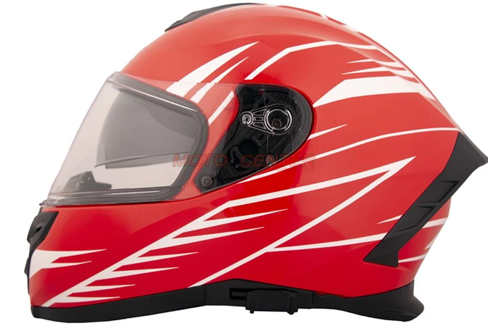 Kask zamknięty z blendą BLEXX MD-820 czerwono-biały rozmiar S ECER22.06 — ujęcie 2