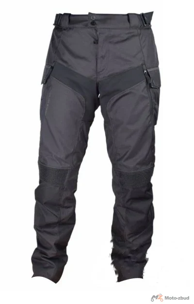 Spodnie motocyklowe LS2 Travel męskie — czarny / ciemnoszary — rozmiar XXL — ujęcie 2