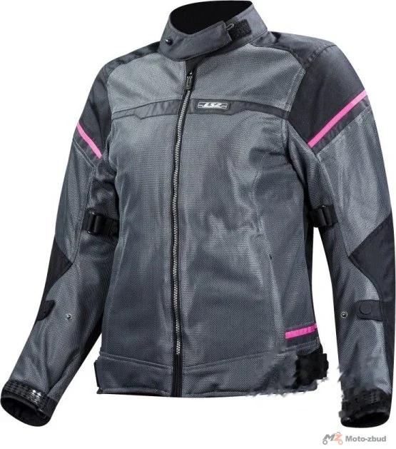 Kurtka motocyklowa LS2 Riva damska Black Dark Grey Pink — XS