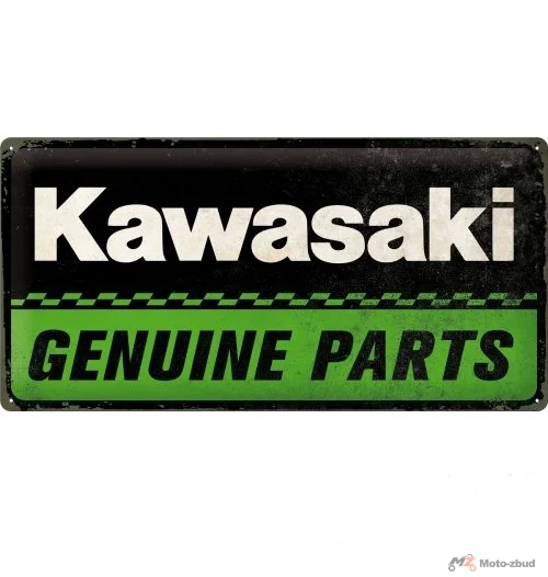 Tablica plakat 25 × 50 Kawasaki genuine parts 27025