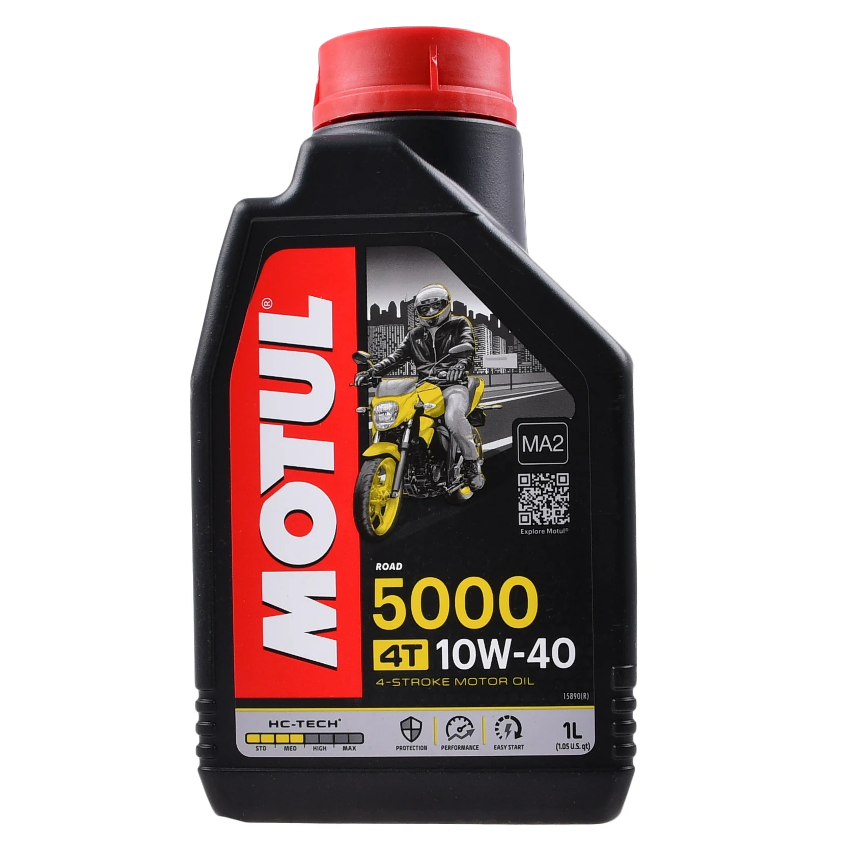 Olej Motul 5000 półsyntetyczny 4T 10W40 1 l — ujęcie 1