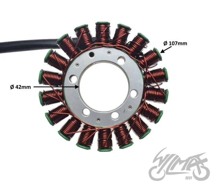 Stator 18 cewek do Hondy CBR900RR fireblade 1993–1995 — ujęcie 2