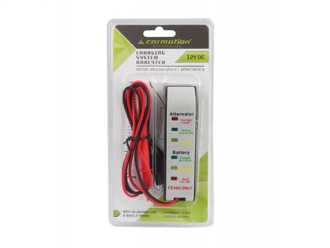 Tester akumulatora i alternatora 12 V — ujęcie 2