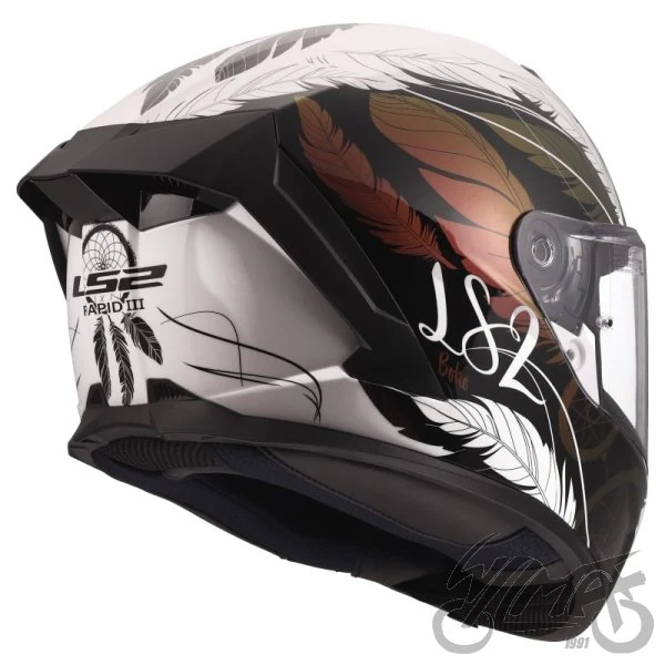 Kask LS2 FF820 Rapid iii boho White Black Pink — rozmiar S — ujęcie 4