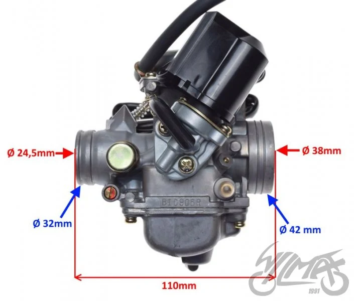 Gaźnik do Shineray ATV 150 GY6 150 cm³ — ujęcie 2