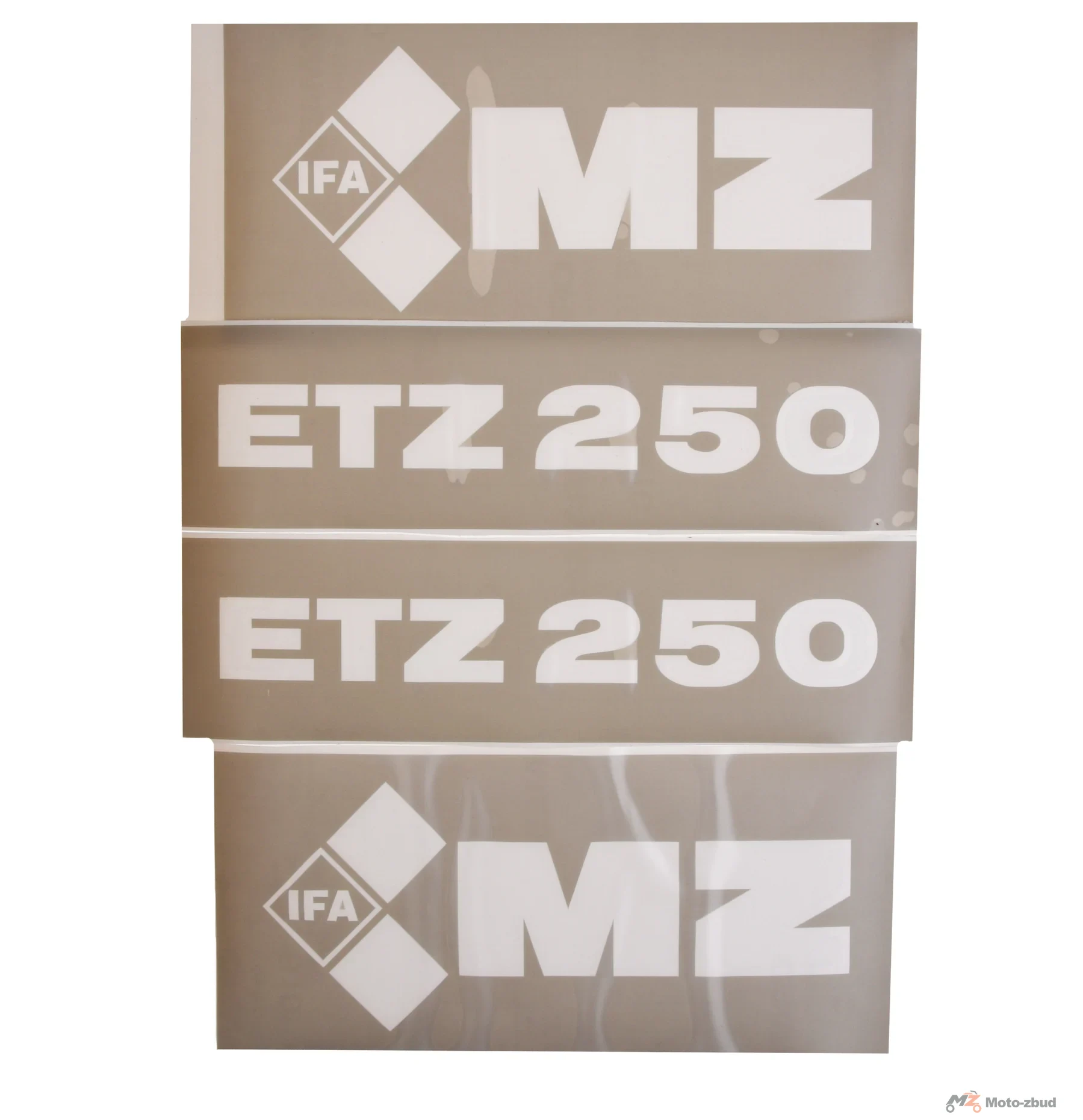 Naklejka / szablon MZ ETZ 250 kpl. WGR