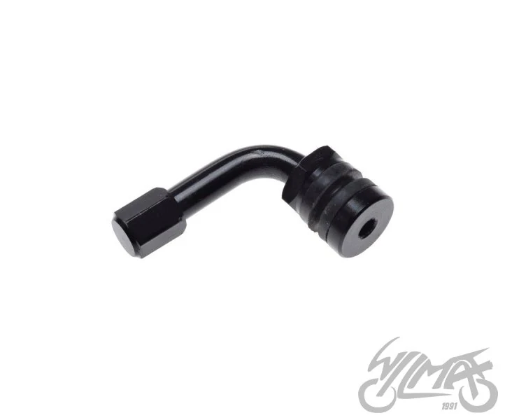 Wentyl koła kątowy skręcany — czarny, 11,5 mm, długość 45 mm — ujęcie 1