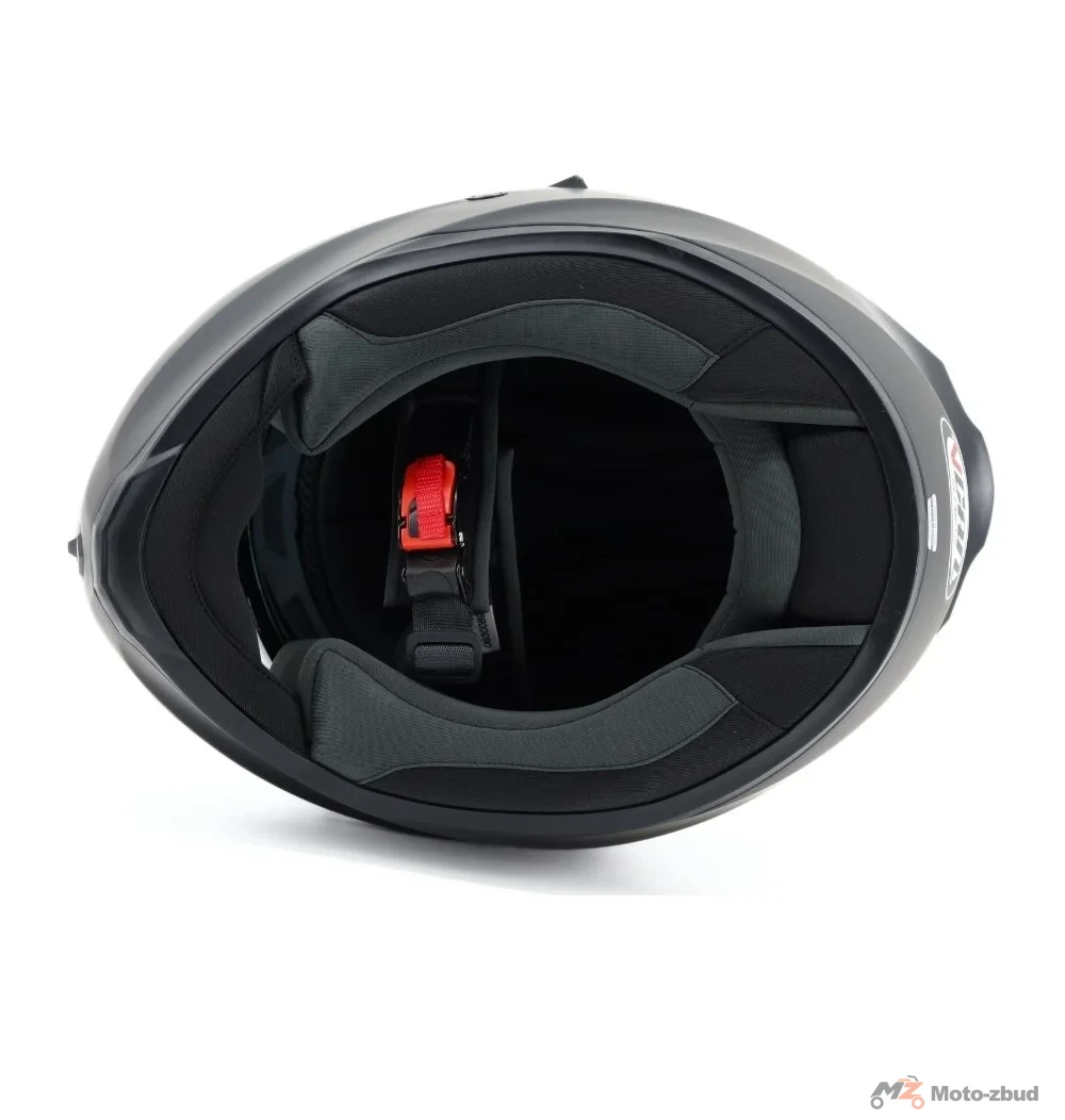 Kask VCAN model H128 Black Matt integralny z blendą czarny mat M — ujęcie 7
