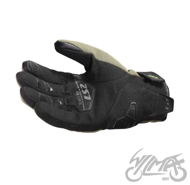 Rękawice motocyklowe LS2 Jet III męskie Green Black — S — ujęcie 2