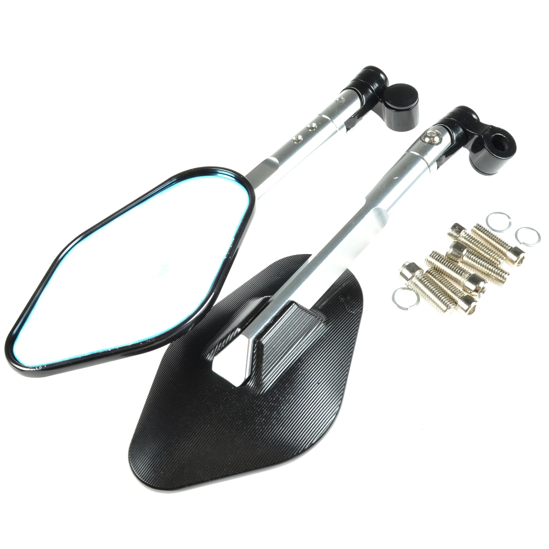 Lusterko srebrne racing aluminium Replika kpl.