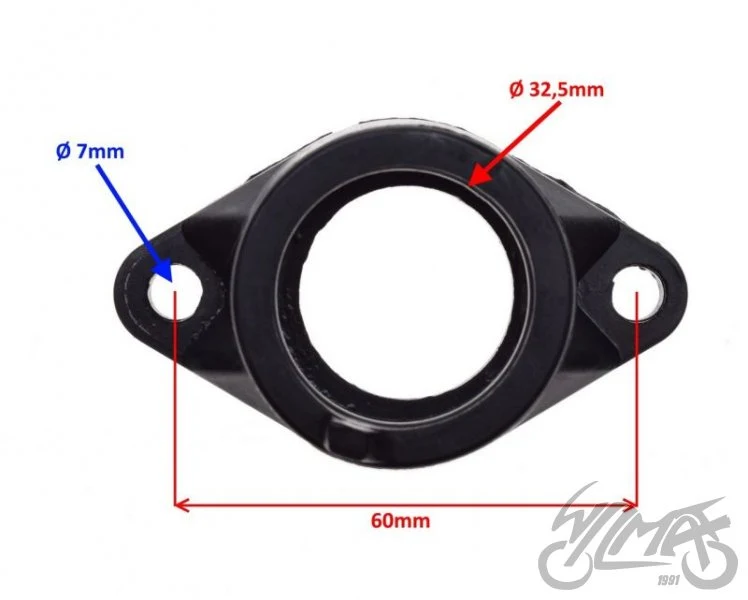 Króciec gaźnika do Suzuki GN 125 — SGN3051 — ujęcie 2