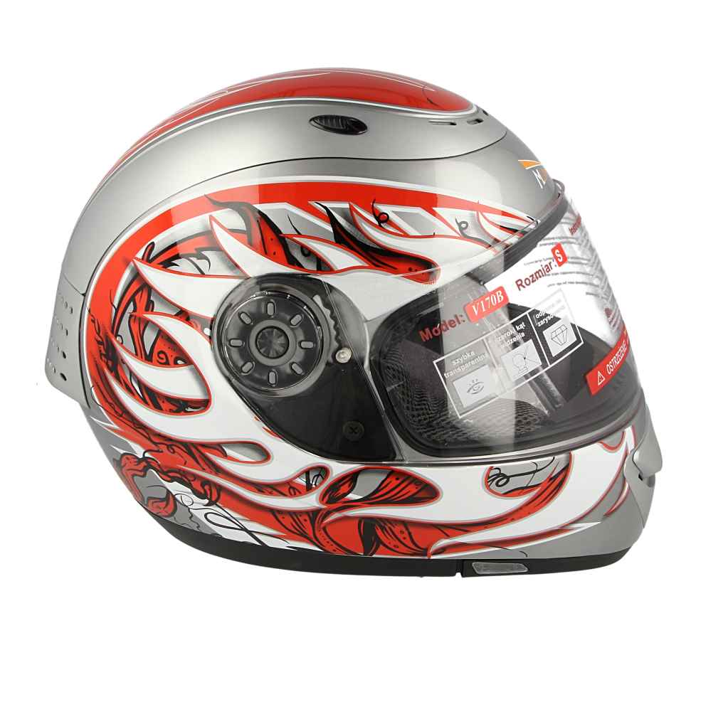 Kask motocyklowy VCAN V170B Grey CH-R – M — ujęcie 20