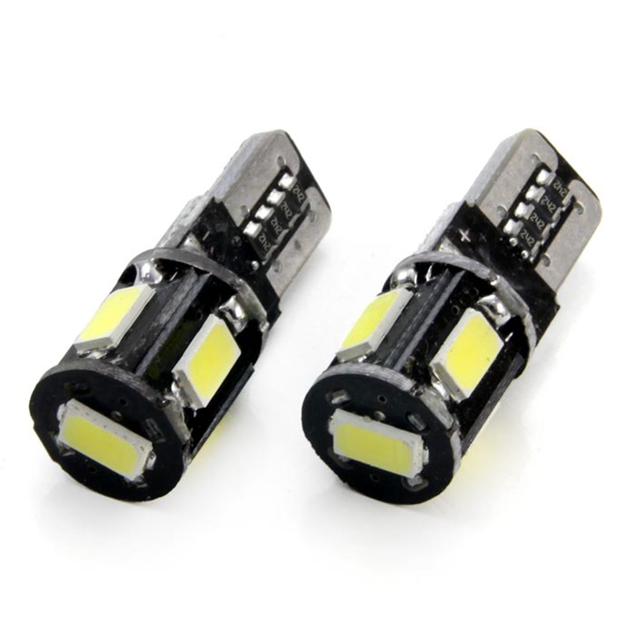 Żarówki LED CANBUS 5SMD 5730 T10 W5W White — ujęcie 4