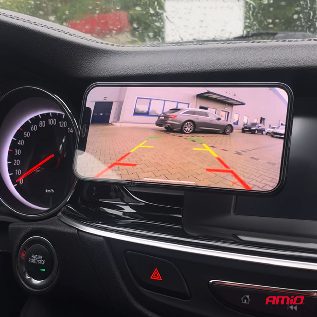 Bezprzewodowa kamera cofania WIFI HD-410 12 V 720p — ujęcie 4