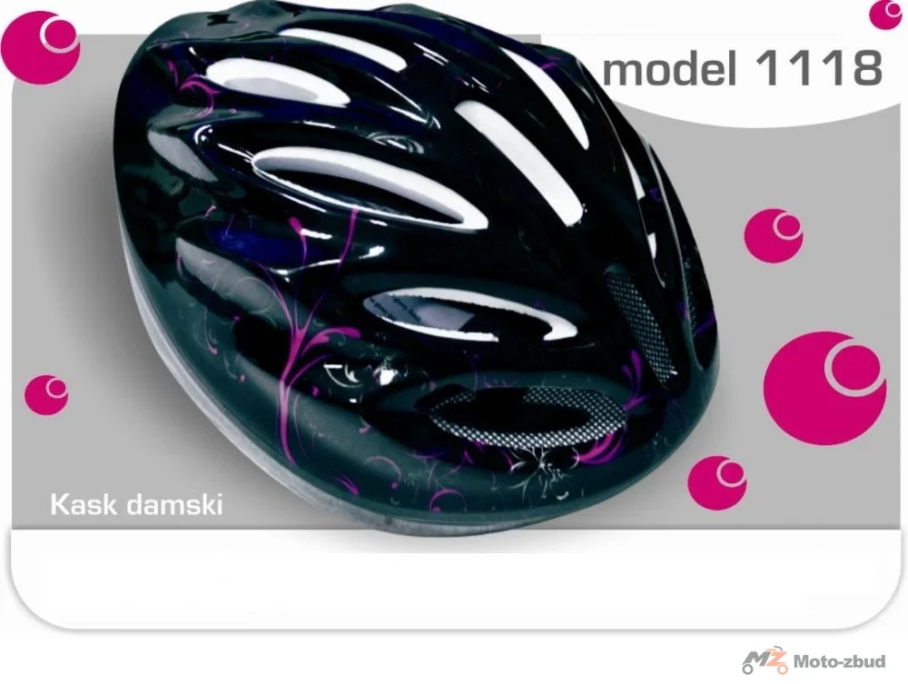Kask rowerowy damski 1118 M52-56 — ujęcie 2