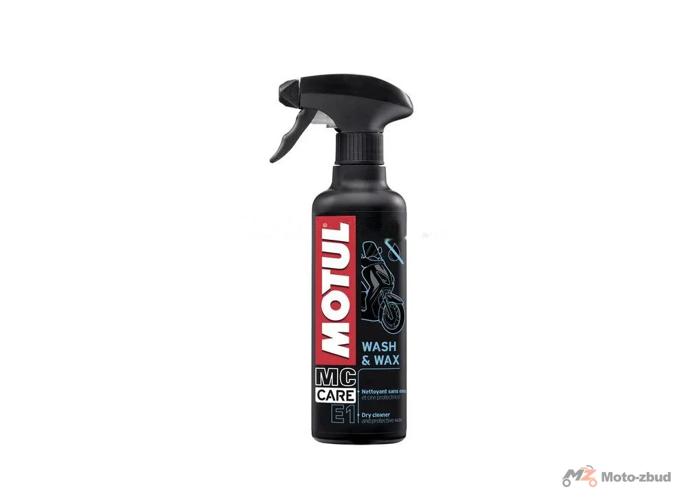 Motul E1 WASH&WAX 400 ml środek do czyszczenia motocykla