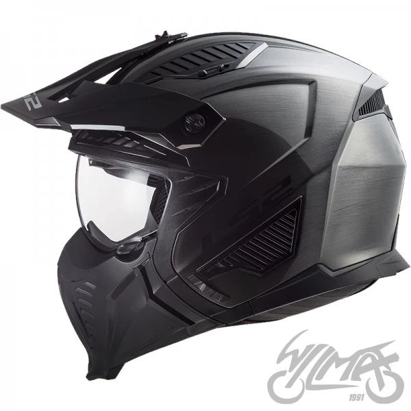 Kask LS2 OF606 Drifter jeans Titanium-06 — rozmiar L — ujęcie 2