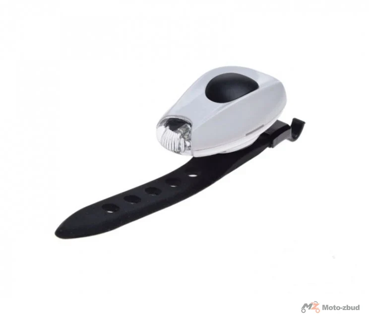 Lampka rowerowa przednia LED i na kask rowerowy