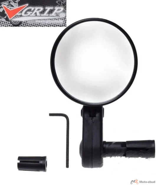 Lusterko rowerowe w kierownicę V-GRIP okrągłe