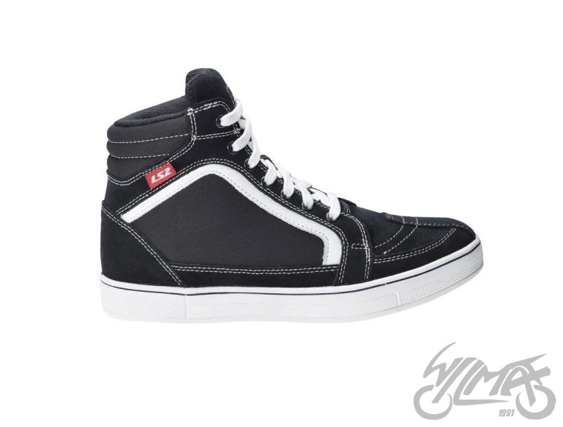 Buty motocyklowe LS2 Doron — biało-czarne, rozmiar 42 — ujęcie 4