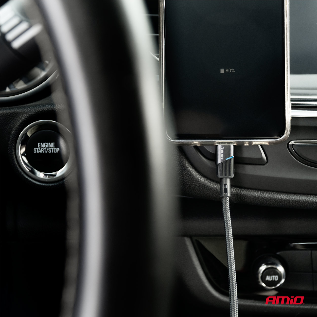 Kabel do ładowania USB-A - USB-C 3A 100 cm FullLINK — ujęcie 2