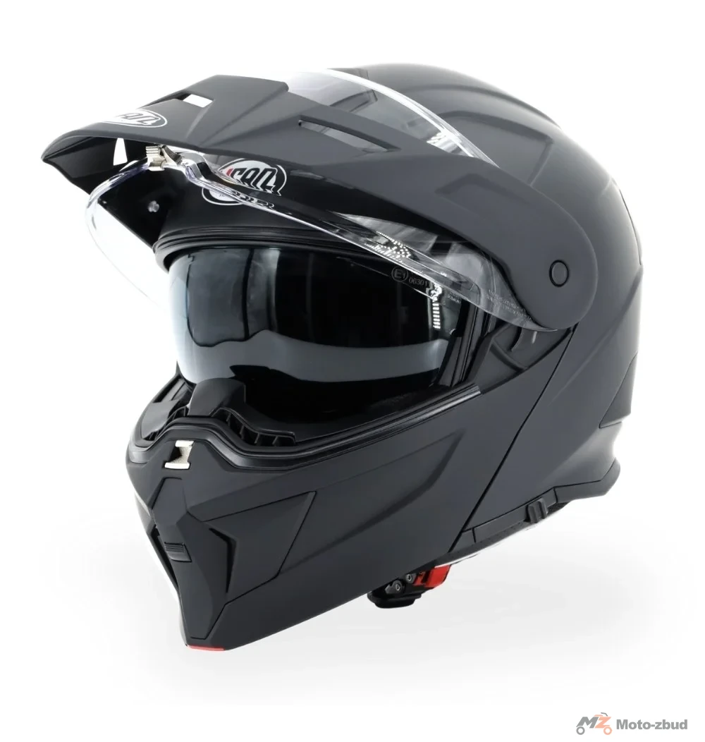 Kask VCAN model H276 Black Matt z podnoszoną szczęką i blendą czarny mat L — ujęcie 3